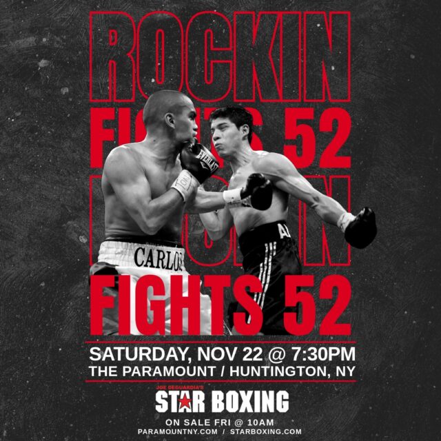 Don’t miss your chance to grab pre-sale tickets for Rockin’ Fights 52! #RockinFights #Boxing