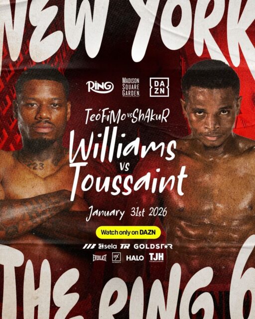 ⭐️🥊 Star Boxing’s very own Wendy “The Haitian Fire” Toussaint (@wendytoussaint_) will be stepping up on 1 day notice tomorrow night at Madison Square Garden in a 10-round super middleweight to face Austin ‘Ammo’ Williams on @ringmagazine’s “The Ring 6” card. Wendy is replacing the WBC champion Carlos Adames after he withdrew due to illness.

Wendy Toussaint (17-3) was originally scheduled to fight the main event of Star Boxing’s Rockin’ Fights 53 at the Paramount on February 28th. Instead, tomorrow he will step up and take this huge opportunity and go toe-to-toe with top-rated world contender Austin “Ammo” Williams (19-1) under the bright lights of Madison Square Garden @thegarden 

#boxing #StarBoxing #Ring6 #LopezStevenson #WendyToussaint