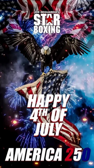 🇺🇸🥊 Happy 250th Birthday, America! 🇺🇸 

Today we celebrate 250 years of freedom, resilience, courage, and the fighting spirit that built this nation.

From everyone at Star Boxing, we wish our fighters, fans, military members, first responders, and the entire boxing community a safe and memorable 4th of July! 

Happy Independence Day! 🎆🦅🇺🇸 

#America250 #USA250 #IndependenceDay #4thofJuly #StarBoxing