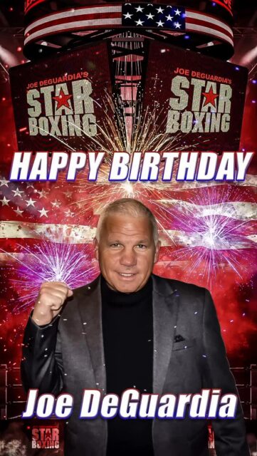🎂🎈 All of us at Star Boxing wish our President and CEO, Hall of Fame promoter, and 1988 Golden Gloves Champion, @JoeDeGuardia, a #HappyBirthday!

#StarBoxing #JoeDeGuardia