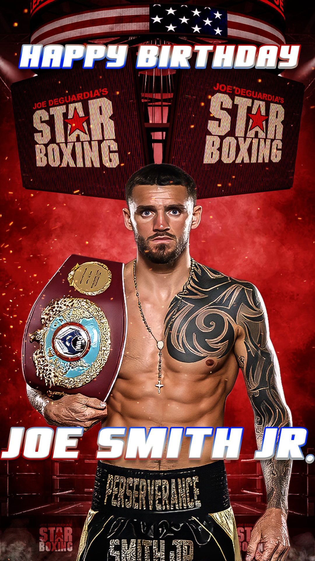 Wishing former Light Heavyweight Champion, Joe Smith Jr. [@joesmithjr631], a #HappyBirthday from all of us at Star Boxing! 🎂