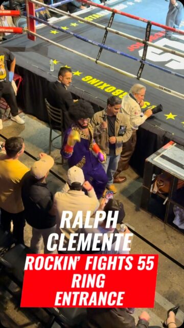 Ralph Clemente knows how to get down! Peep his ring entrance for #RockinFights55. Keep being you, Ralph. 

#Boxing #Dancing #RockinFights #StarBoxing