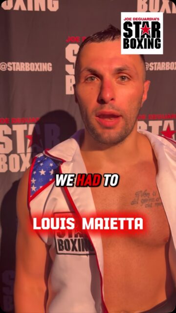 RAPID REACTION: Lou Maietta on his #RockinFights55 victory!